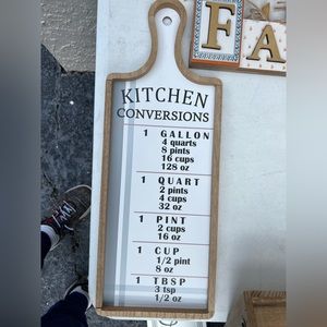 Kitchen wall placque